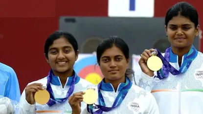 ಭಾರತದ ಮಹಿಳಾ ಬಿಲ್ಲುಗಾರರಿಗೆ ಚಿನ್ನ, ವಿಶ್ವ ದಾಖಲೆ!